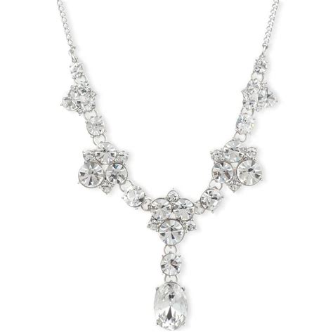 givenchy swarovski pendant necklace|Givenchy crystal cluster collar necklace.